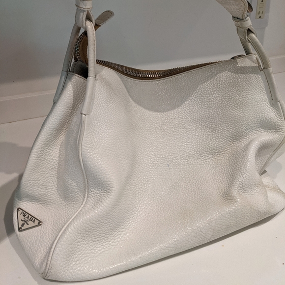 Authentic Prada white shoulder bag - Picture 3 of 7